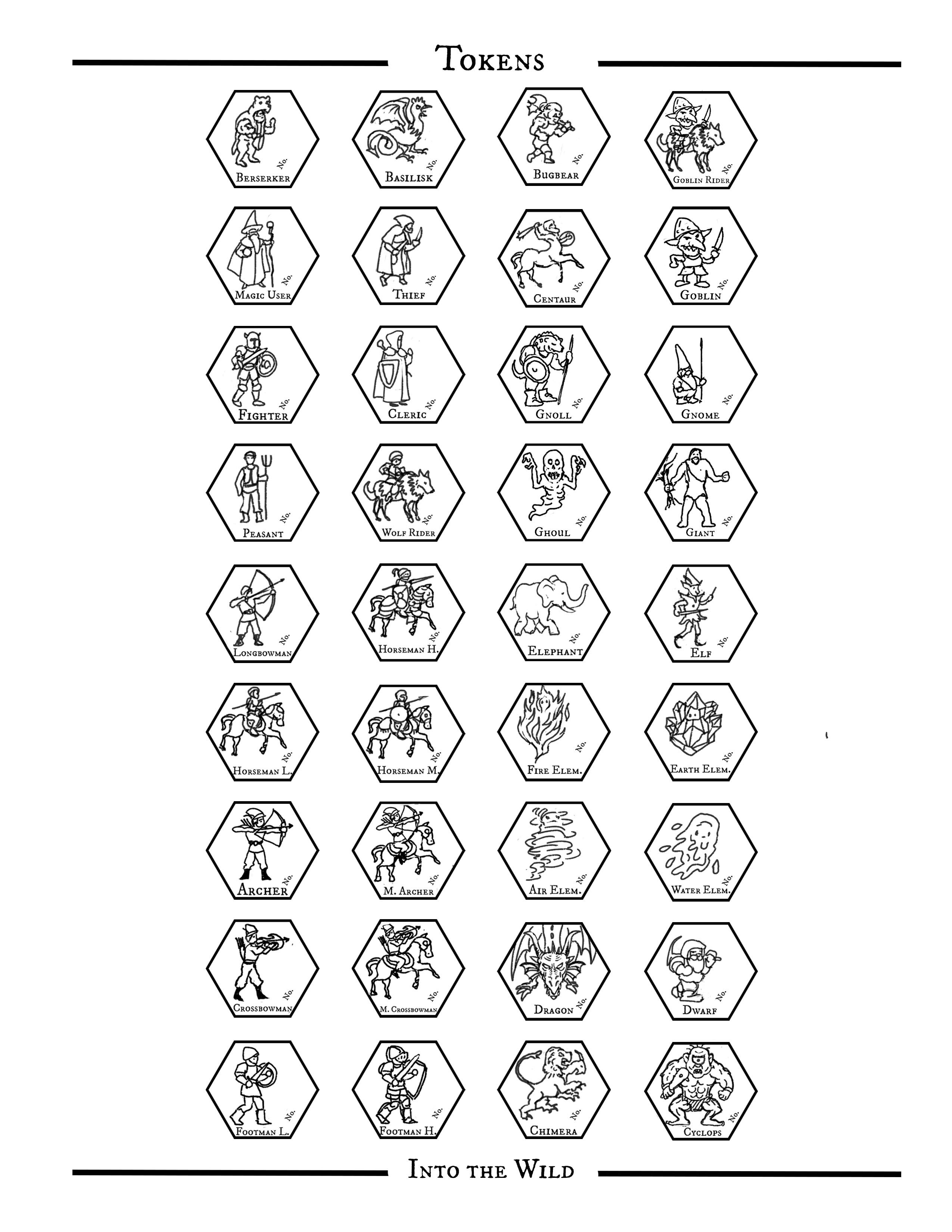 Free Printable Dnd Tokens Printable Templates by Nora