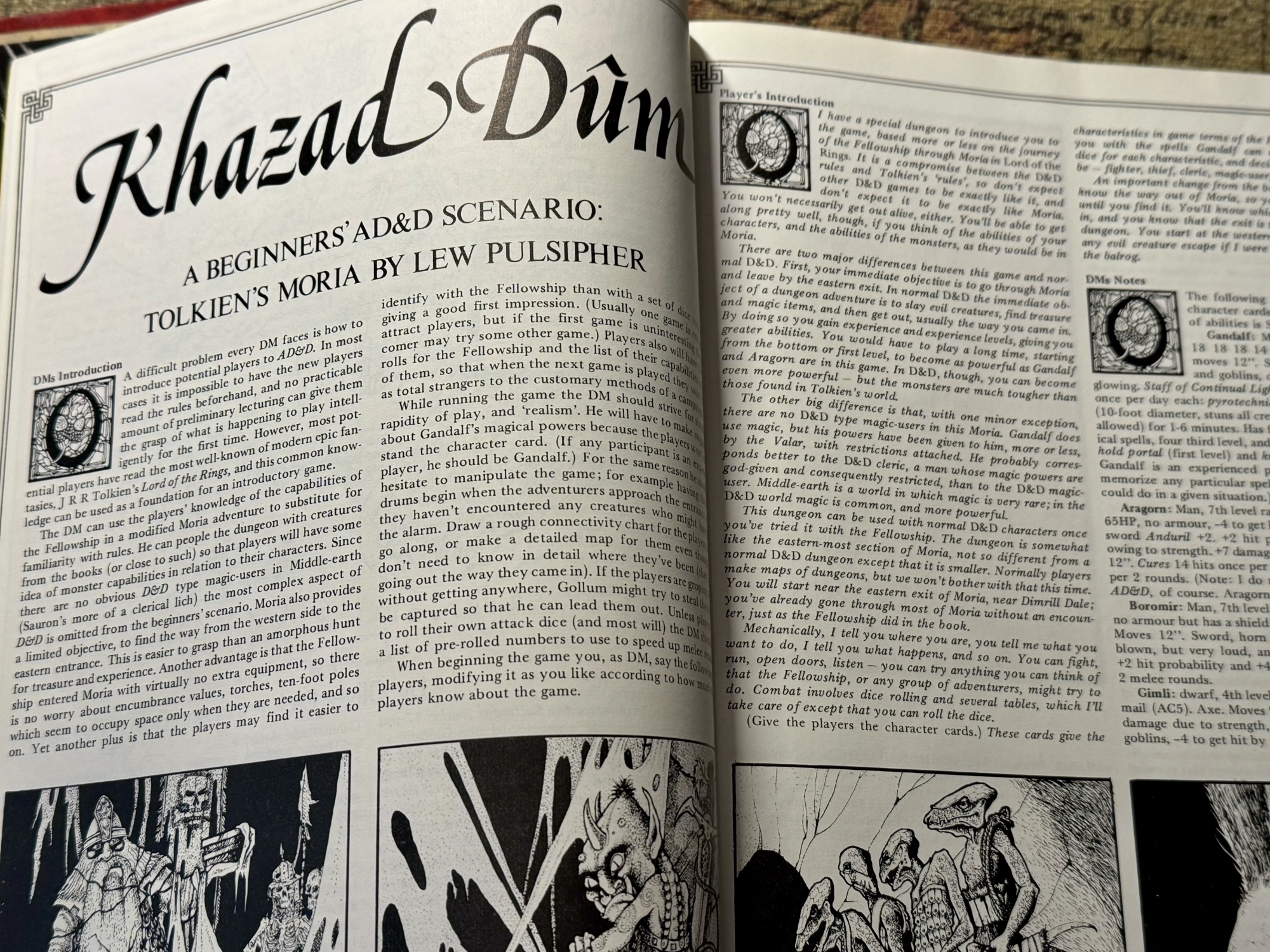 Pages from White Dwarf #38.