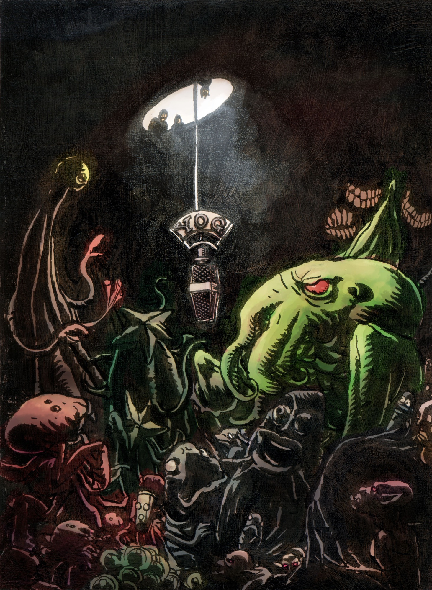 Yog Radio Colour Illustration.