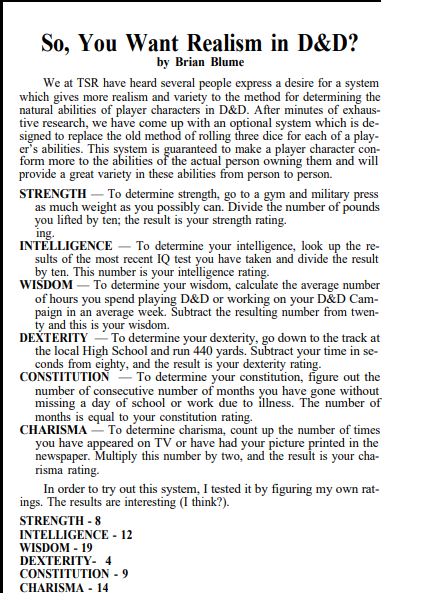 Your own D&D stats Dragon #8 1977.JPG