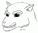 Jackal, head wereform.gif