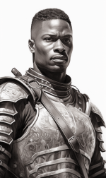 tachikoma36_A_close_up_sketch_of_a_handsome_male_African_warrio_2e3072a4-3e9a-48c3-81d5-4a06c1...png