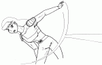 Michelle Remlard, launching an energy bolt.gif