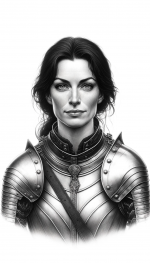 DALL·E 2024-01-30 06.21.27 - A black and white pencil portrait of a middle-aged white female w...png