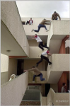 Climb wall bounce walkways Parkour.png