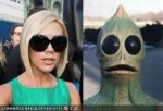Victoria Beckham (Posh Spice) and Sleestak.jpg