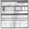 AD&D 2E Character sheet (TSR)