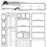 Fan Made Blank Character Sheet Based on Starter Set