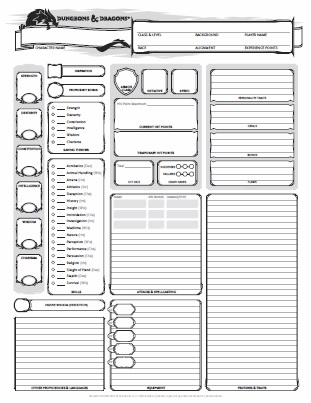 complete 5e character builder