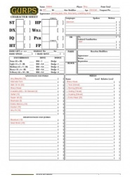 gurps 3rd edition character sheet