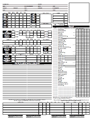 dungeons and dragons 3.5 character sheet dungeons and dragons 3.5 character sheet