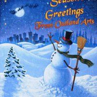 Seasons-Greetings-from-Outland-Arts-mcausland-Christmas-Card-2-waving-to-santa2022.jpg