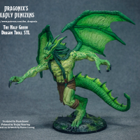 Green Dragon Troll STL 1.png