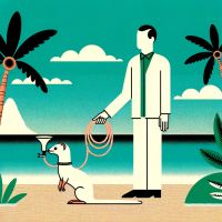 DALL·E 2023-10-21 01.52.15 - Illustration on a tropical beach with a white male standing and h...png