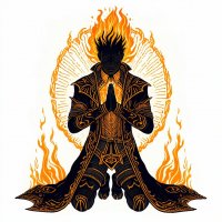 Male Fire genasi cleric.jpg