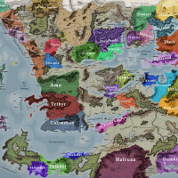 Forgotten Realms planet Toril - Faerun continent.png