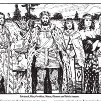 Greyhawk 2000 portrait human races, Living Greyhawk Gazetteer.png