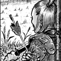 PIT-109-TME_Pitford-art-wounded-female-digger-crawling-to-fortress-town-march2025.jpg