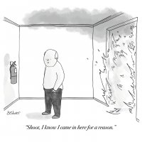 comic Shoot, I know I came in here for a reason, by Asher Perlman.jpg