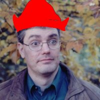 Leif with Gnome hat.jpg