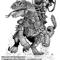 McAusland-The-Mutant_Epoch-BARDING-art-PC-mounted-on-giant-lizard-ink.jpg