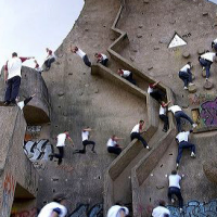 Jump longjump highjump Climb strobe climbing wall Parkour.png