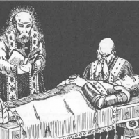 AD&D 1e Cleric Class - Illustration with Christian Priest.png