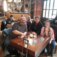 Ben, MOB and Lynne at The Booking Office April 2019.jpg