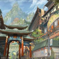 landscapes cityscapes japanese outdoors chinese fantasy art asians korean artwork 1680x1050 wa...jpg
