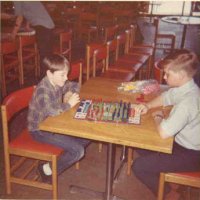 Ernie and Rob playing Stratego 1969.jpg