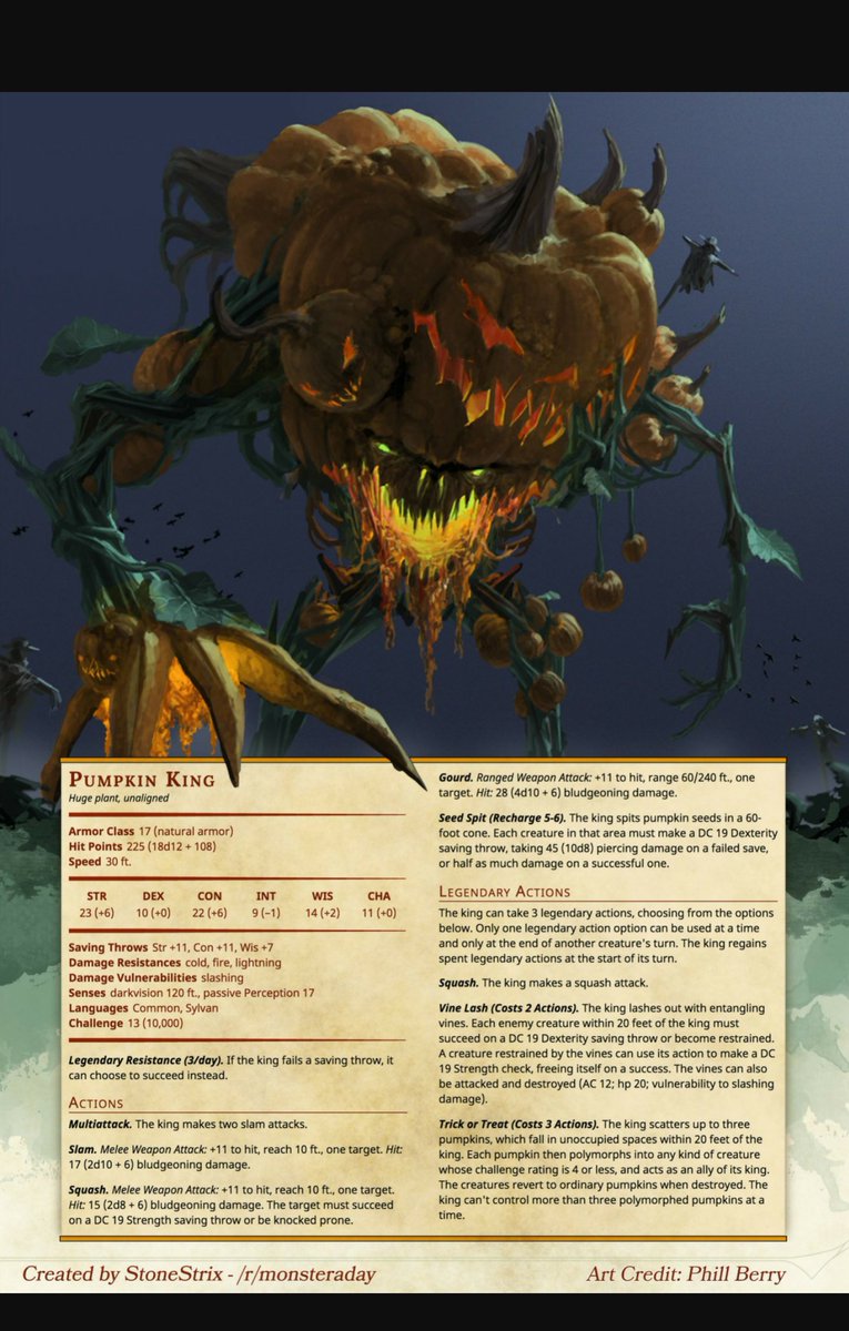 Meet the PUMPKIN KING for D&D 5E | EN World Tabletop RPG News & Reviews
