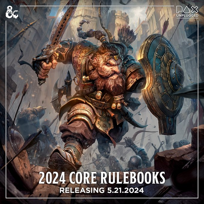 D&D (2024) The 2024 Core D&D Rulebooks Are Coming In May EN World