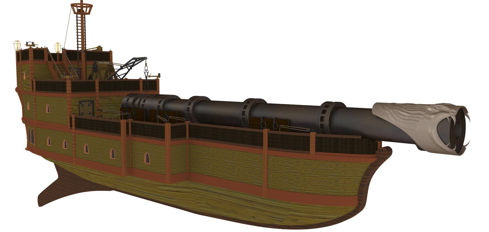 Spelljammer, Giff Great Bombard (WIP)