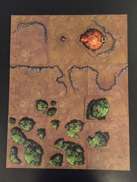 Iron Kingdoms Unleashed Adventure Kit Map Tiles and Tokens