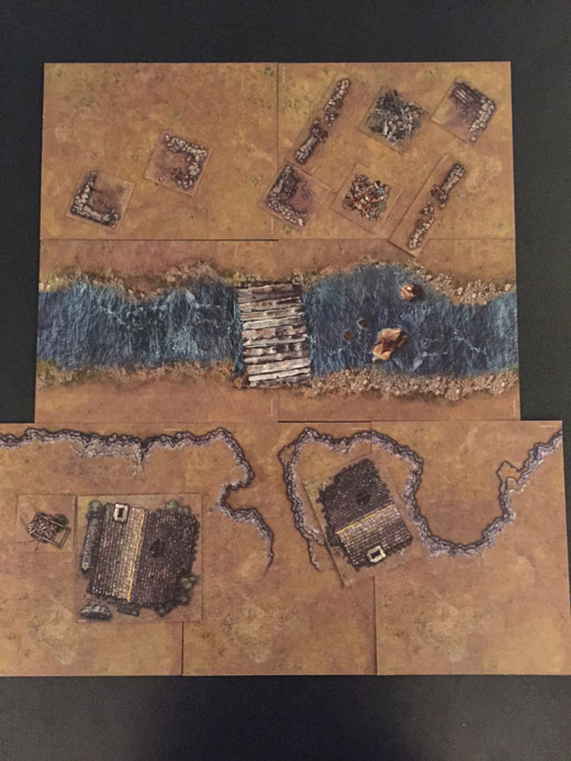 Iron Kingdoms Unleashed Adventure Kit Map Tiles and Tokens