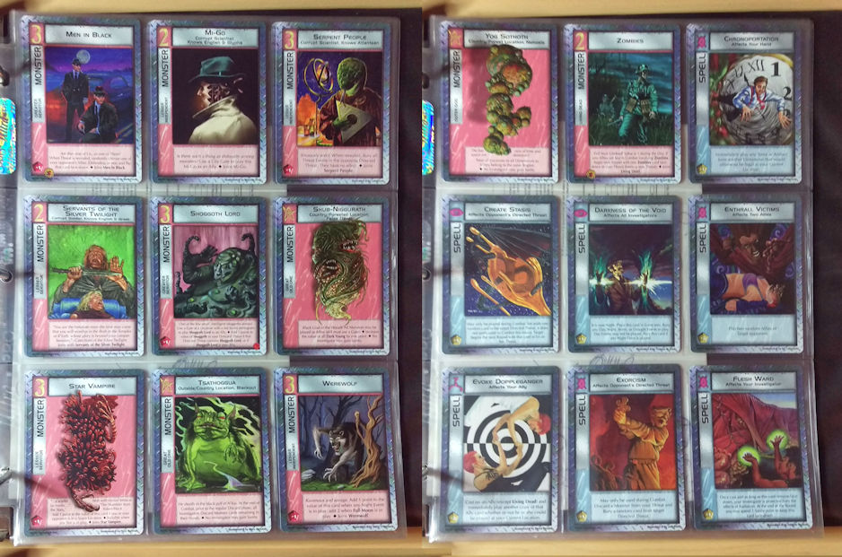FOR SALE 100 COMPLETE Sets Mythos CCG DREAMLANDS and NEW AEON (1997)