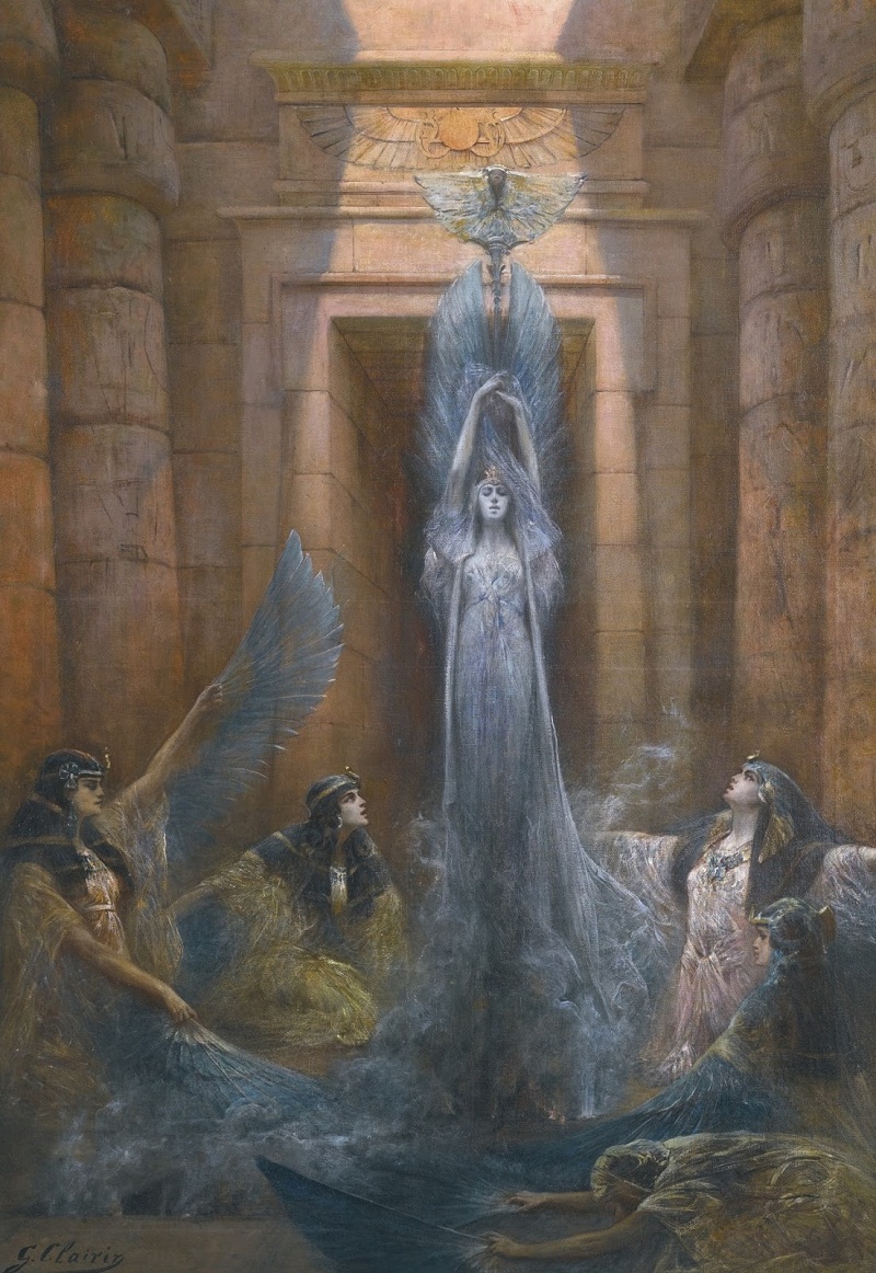 a Georges Jules Victor Clairin, The Goddess Neith La déesse Neith.jpg