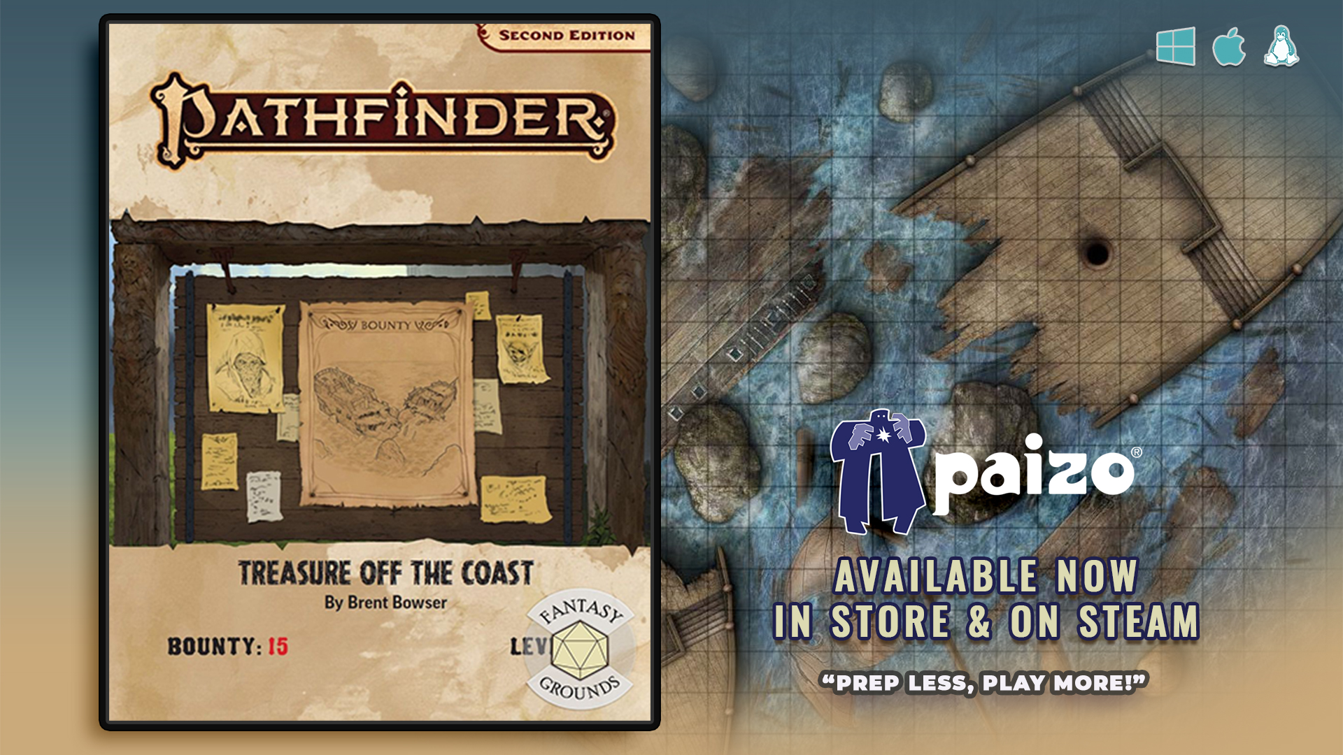 athfinder 2 RPG - Pathfinder Bounty #15 Treasure off the Coast(PZOSMWPZOPFB0015EFG).jpg