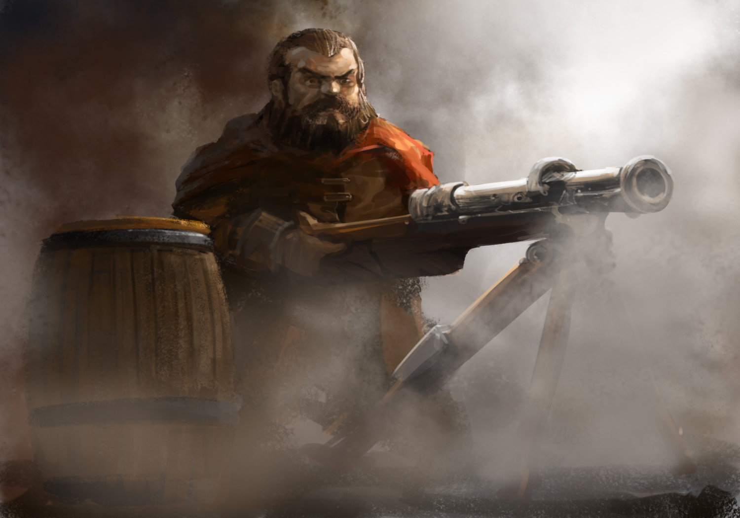 Dwarf with a big gun.JPG