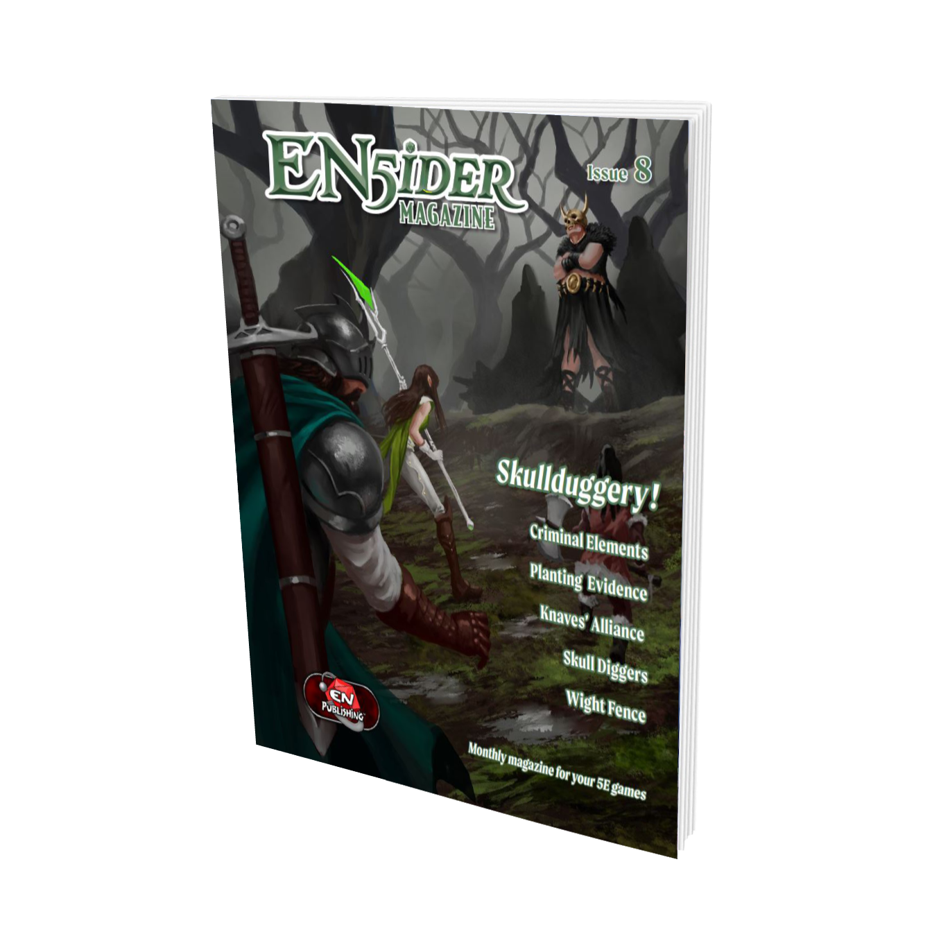 EN5ider Magazine 08 skullduggery cover.png