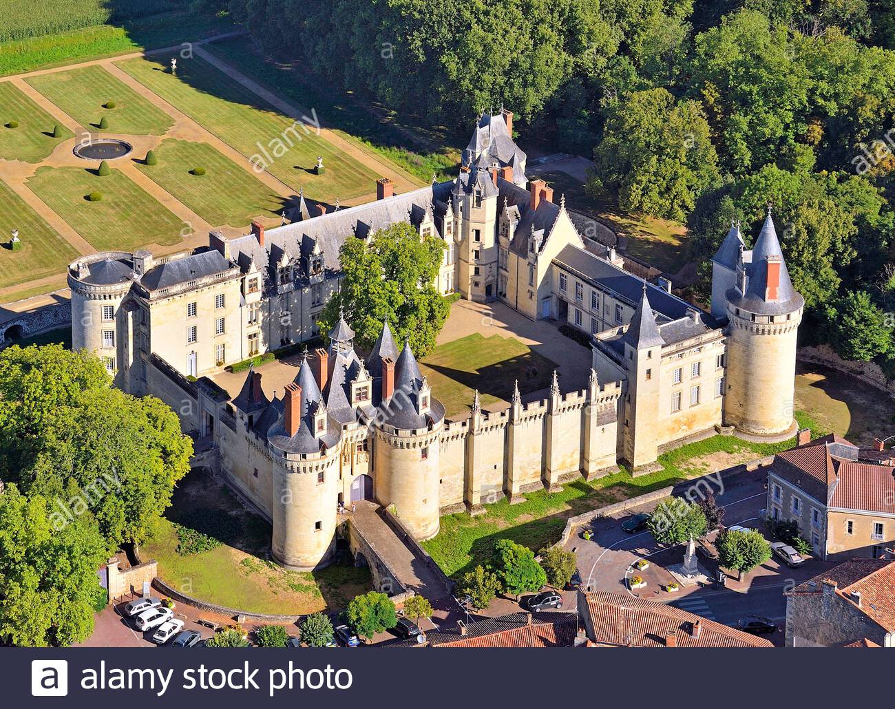 france-vienne-dissay-the-castle-aerial-view-2B4B5FN.jpg