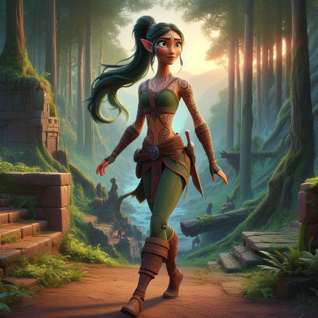 Green-haired female wood elf 11.jpg