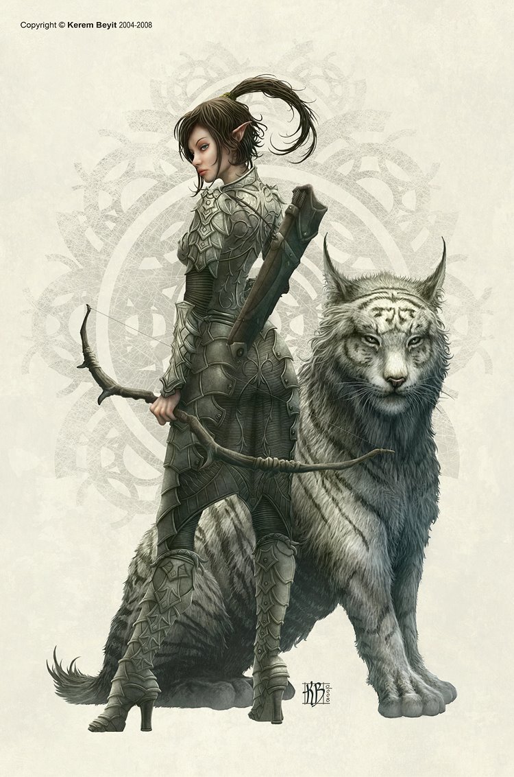 HALF ELF GIRL by kerembeyit.jpg