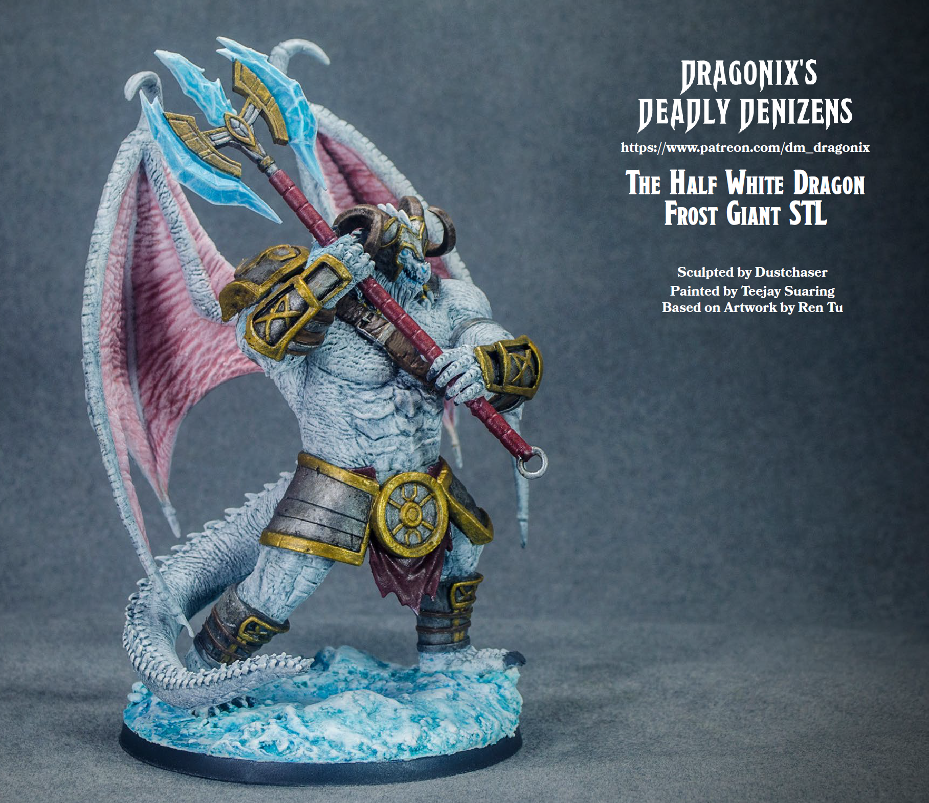 Half White Dragon Frost Giant STL.png