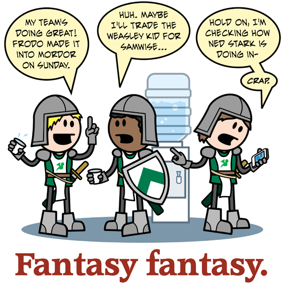 Humor - Rich Burlew - Fantasy Fantasy League.gif