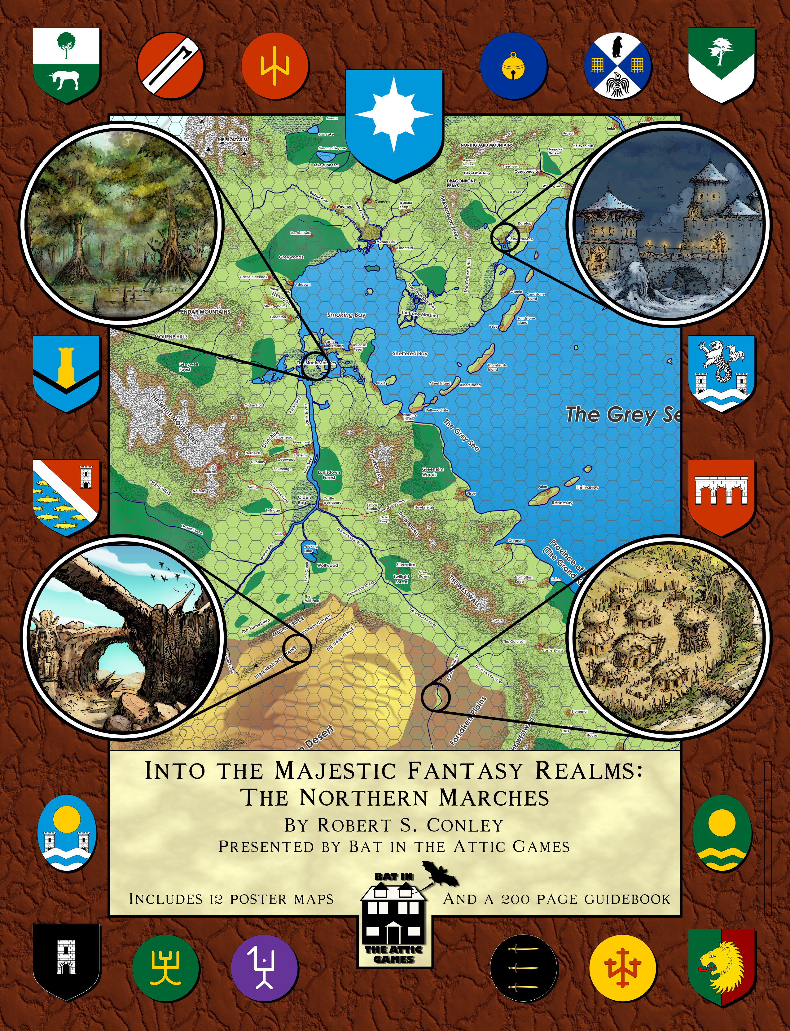 Into the Majestic Fantasy Realms, Northern Marches, Cover, Rev 02.png