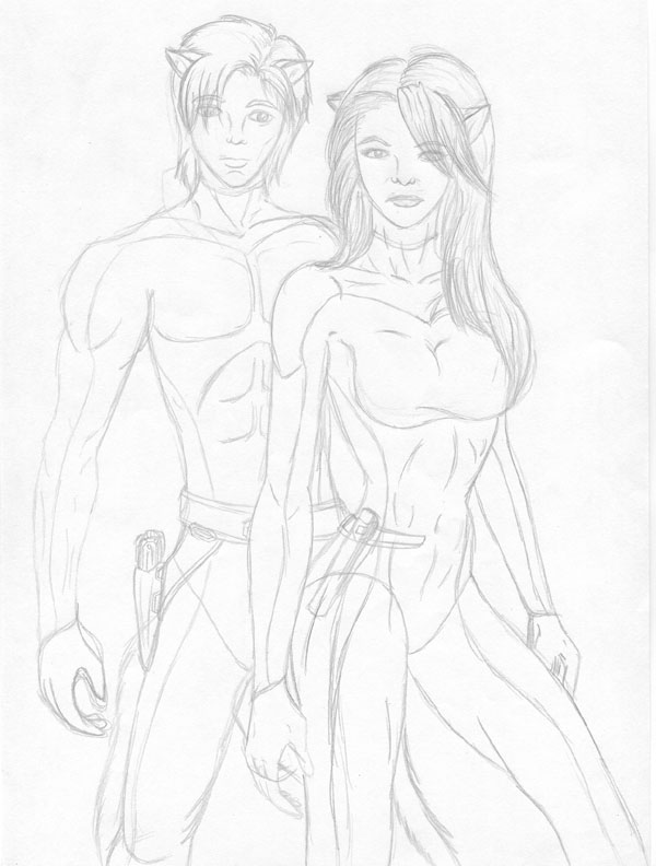 Jyren and Shadow(lineart).jpg