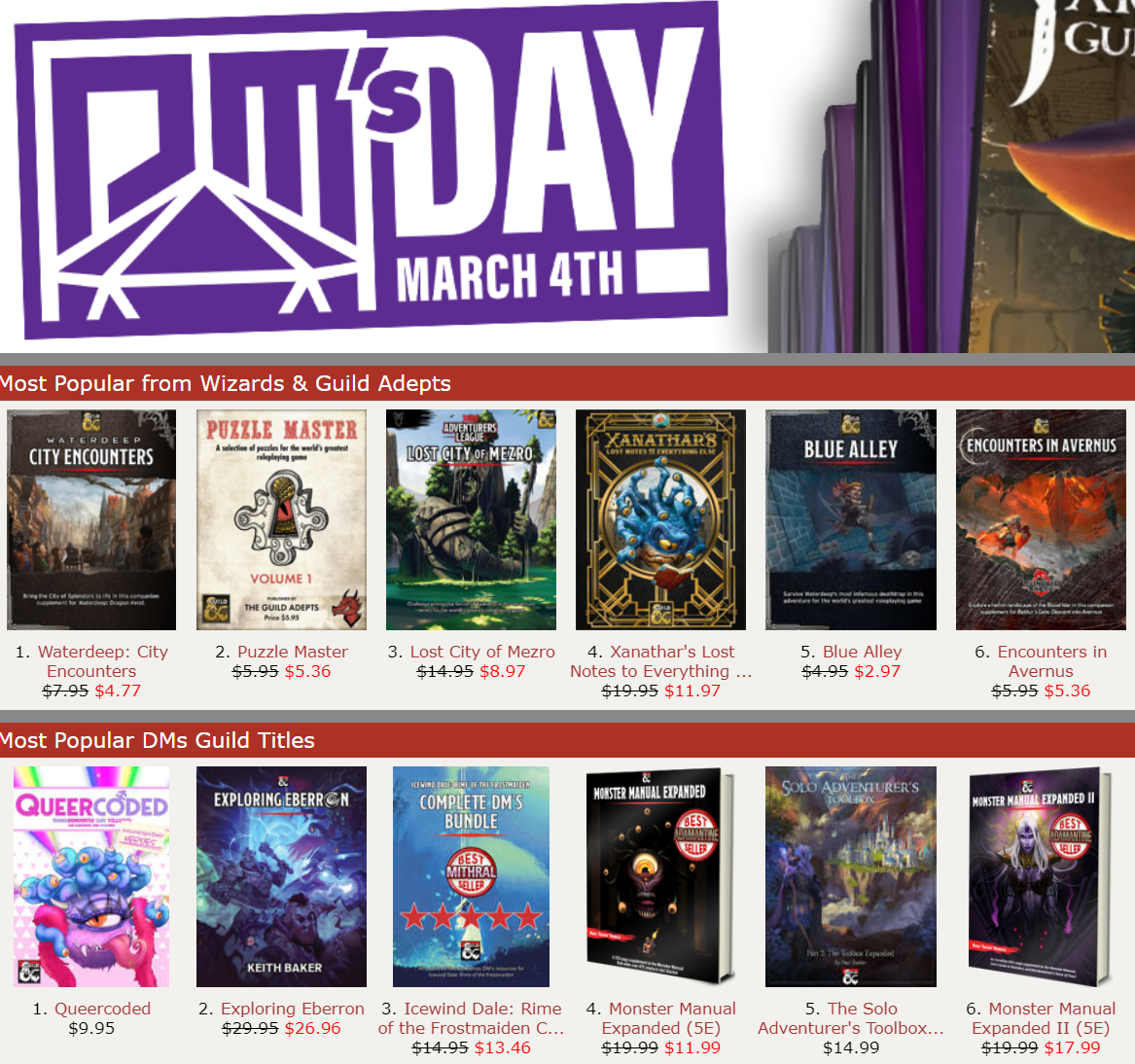 Last Day DM's Day Sale.png