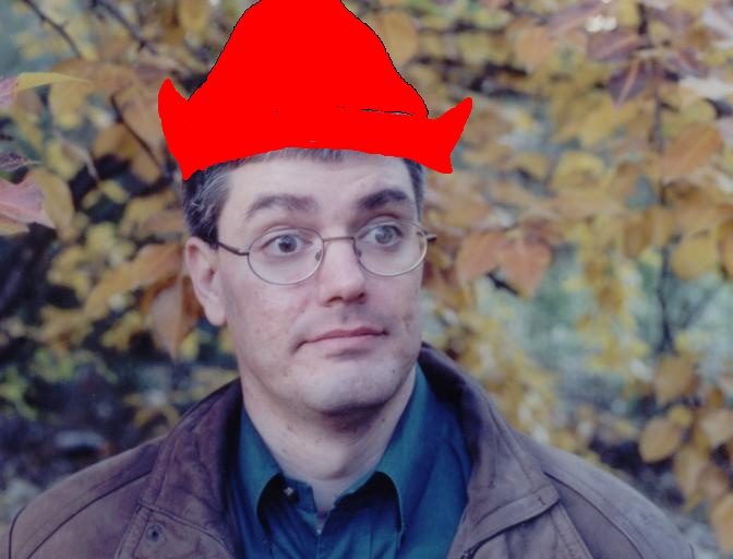 Leif with Gnome hat.jpg