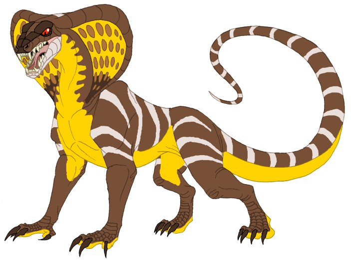 Nagasaur - Ophiophagus Hannah by Isis Masshiro.jpg